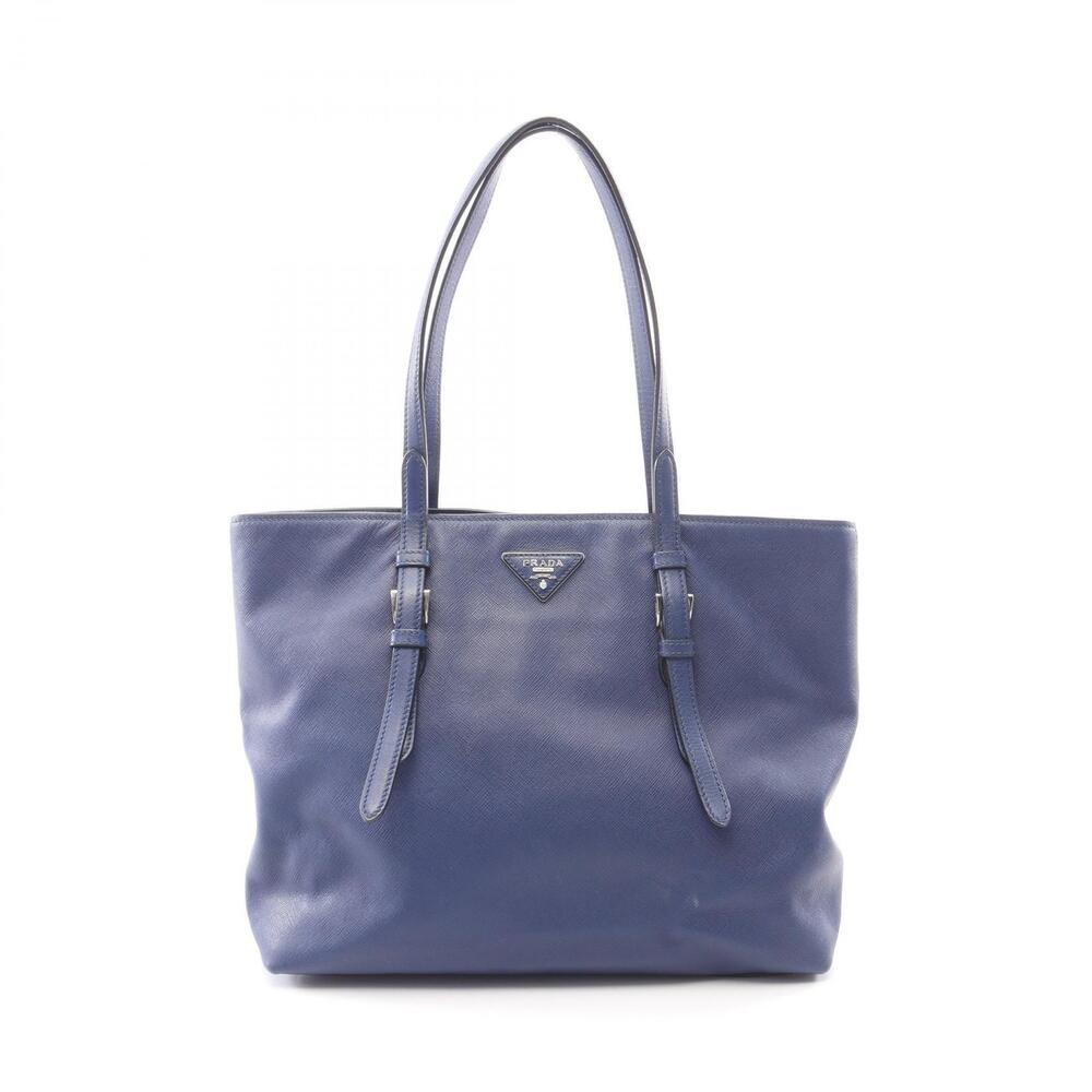 Prada Galleria Saffiano Leather Tote Bag Blue